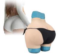 SoTUCR Crossdressing Silicone Panty Big Butt Eamless Body Shaper Panties Hip Lifter Enhancer Underwear for Women Drag Queen,Color 3,Basic