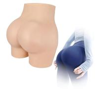 SoTUCR Female Silicone Open Crotch Panties Butt Enhancer Padded Shaper Underwear High Waist Hips Lifting Shorts for Cosplay,Color 3,Basic
