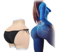 SoTUCR Huge Butt Silicone Panties Fake Vagina Padded Shaper Panty High Waist Fake Ass Underwear for Drag Queen Crossdresser,Color 3,Basic