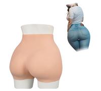 SoTUCR Realistic Silicone Big Ass Panties Realistic Hip Padded Push Up Underwear Lift Buttock Control Shorts for Crossdresser,Color 1,Upgraded