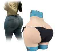 SoTUCR Realistic Silicone Big Butt Panties Crossdresser Hip Lifting Underwear Buttock Shaper Padded Push Up Panty for Women,Color 1,Upgraded