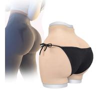 SoTUCR Realistic Silicone Big Butt Panties Soft Elastic Body Shaper Panty Natural Seamless Shaping Underwear for Drag Queen,Color 2,Upgraded