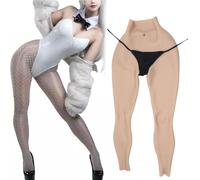 SoTUCR Realistic Silicone Fake Buttock Panty Butt Shaper Control Underwear Hiding Hip Padded Lifting Panties for Drag Queen,Color 1,Basic