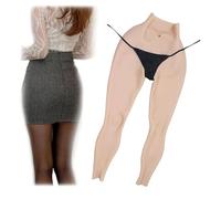 SoTUCR Realistic Silicone Fake Vagina Panties False Pussy Shaper Trousers Hip Lifter Butt Enhancer Underwear for Drag Queen,Color 1,Basic