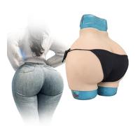 SoTUCR Realistic Silicone Fake Vagina Panties Huge Butt Body Shaper Panty Comfort Hip Enhancer Push Up Underwear for Women,Color 1,Upgraded