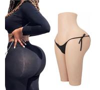 SoTUCR Realistic Silicone Hips Enhancer Panties Big Ass Push Up Underwear Butt Lift Body Shaper Padded Panty for Drag Queen,Color 1,Upgraded