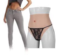 SoTUCR Realistic Silicone Panties High Waist Butt Lifter Boxer Shorts Butt Lifter Thick Push Up Underwear for Crossdresser,Color 2,One Size
