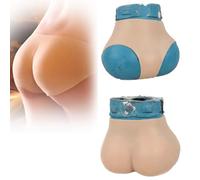 SoTUCR Realistic Sissy Silicone Panties Butt Lifter Shaper Push Up Panty Hiding Fake Vagina Boxer Briefs for Crossdressers,Color 3,Upgraded