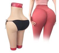 SoTUCR Silicone Big Butt Lifter Panty Hips Enhancer Shaper Push Up Panties Crossdressing Fake Vagina Underwear for Cosplay,Color 2,Upgraded