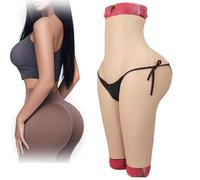 SoTUCR Silicone Big Butt Panties Fake Hip Lifter Body Shaper Panty Buttock Invisible Crossdressing Underwear for Drag Queen,Color 1,Upgraded