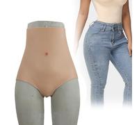 SoTUCR Silicone Butt Enhancer Panties High Waist Hip Thicken 1.2cm Shapewear Butt Lifter Push Up Underwear for Crossdresser,Color 1,One Size