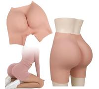 SoTUCR Silicone Butt Lifter Panties Open Crotch Design Thicken Panty Realistic Hip Enhancer Shaper Underwear for Drag Queen,Color 2,L