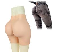 SoTUCR Silicone Crossdressing Butt Panties Open Crotch Buttock Hip Enhancer Shorts Body Shapewear Thicken Panty for Cosplay,Color 2,L