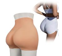 SoTUCR Silicone Fake Hips Panties Butt Lift Open Crotch Underwear Buttock Shaper Control Push Up Panty for Women Drag Queen,Color 2,THICKENED HIPS 2.2CM
