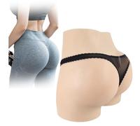 SoTUCR Silicone Fake Vagina Panties Butt Lifter Body Shaper Underwear Realistic High Stretch Comfort Panty for Crossdresser,Color 3,UpgradeM