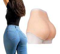 SoTUCR Silicone Fake Vagina Panties Buttock Padded Control Panty Hip Lifter Enhance Shaper Underwear for Drag Queen Cosplay,Color 1,BasicL