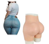 SoTUCR Silicone Fake Vagina Panties False Pussy Hip Enhancer Underwear Butt Lifter Body Shaper Push Up Panty for Drag Queen,Color 2,Basic