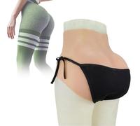 SoTUCR Silicone Fake Vagina Panties Realistic Buttock Thicken Underwear Hip Enhance Thicken Push Up Shorts for Crossdresser,Color 1,Upgraded
