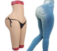 SoTUCR Silicone Huge Ass Panties Male To Female Padded Shaper Underwear Butt Lifting Control Push Up Shorts for Transgender,Color 1,Basic