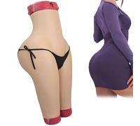 SoTUCR Silicone Huge Buttock Push Up Underwear Hips Lifter Enhancer Shorts Hiding Thicke Shaper Boxer Briefs for Drag Queen,Color 3,Basic