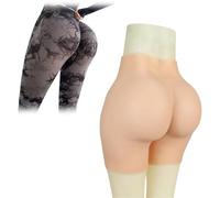 SoTUCR Thick Silicone Breathable Panties Fake Butt Padded Shaper Panty Hips Enhancer Open Crotch Underwear for Transgender,Color 3,Thicken hips 1.2cm