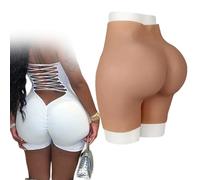 SoTUCR Ultra Realistic Silicone Butt Lifter Panties Hip Enhancer Open Crotch Panty Fake Buttock Shaper Underwear for Women,Color 3,Thicken hips 1.6cm