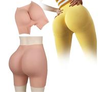 SoTUCR Women Silicone Hip Invisible Panties Butt Lifting Push Up Shapewear Open Crotch Breathable Body Panty for Drag Queen,Color 3,One Size