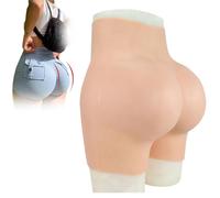 SoTUCR Women's Soft Silicone Panties Fake Vagina Butt Lifting Shaper Pants High Stretch Comfort Underwear for Crossdresser,Color 2,Upgraded
