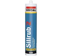 Soudal 102393 "Silirub 2" Neutral Silicone, Black, 310 ml