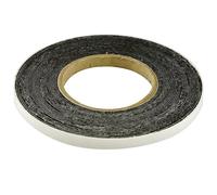 Soudal Acrylic Polyurethane 12.5m Waterproof Strip Sealing Tape - Black, 15/2mm, Windproof, Low Thermal Conductivity, Permanently Elastic, Easy to Use