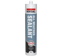 Soudal All Weather Sealant White 290Ml cartridge 1