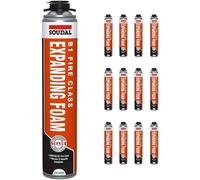 Soudal B1 Fire & Acoustic PU Foam Gun Grade 750ml - 12 Pack