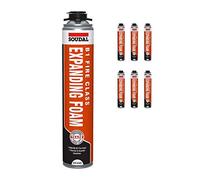 Soudal B1 Fire PU Polyurethane Insulating Expanding Foam (6 Pack)
