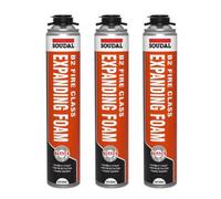 Soudal B2 Fire & Acoustic Expanding Foam Gun Grade 750Ml Pack Of 3