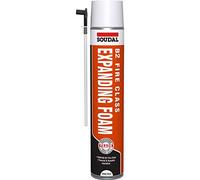 Soudal B2 Fire & Acoustic Expanding Foam - Hand Held Champagne 750Ml canister 10