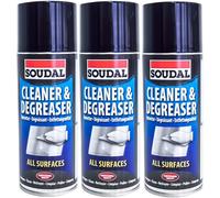 Soudal Cleaner & Degreaser For All Surfaces 400ml x 3