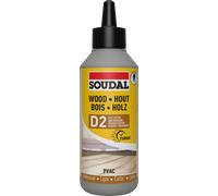 Soudal D2 Pvac Wood Adhesive White Dries Clear 250G 100055
