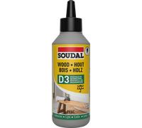Soudal D3 Pvac Wood Adhesive White Dries Clear 250G 103968
