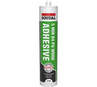 Soudal D4 PU Wood Adhesive Glue 300 ml Tube 5 Minute Bonding