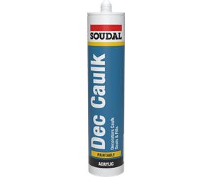 Soudal Dec Caulk White 300Ml 115320