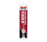 Soudal Decorator Caulk Gap & Crack Filler Acrylic Silcone Adhesive Sealant