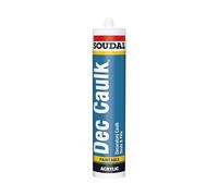 Soudal Decorators Caulk 300ml - Gap Filler - White Painters Caulk