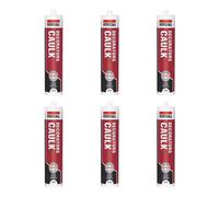 Soudal Decorators Caulk White 290Ml - Pack Of 6