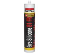 Soudal Fire Silicone B1 Fr Black 300Ml 147411
