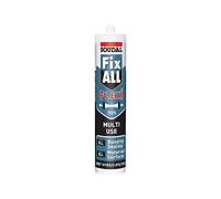 Soudal Fix ALL Flexi Hybrid Polymer Bonding Sealant Adhesive & Filler Size 290ml (White)
