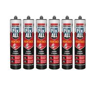 Soudal Fix All High Tack Hybrid Polymer Strong Sealant Adhesive - WHITE, 290ml