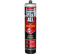 Soudal Fix All High Tack Hybrid Sealant & Adhesive Black 290ml - 1 Pack
