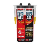 Soudal Fix All High Tack Hybrid Sealant & Adhesive White 290ml - 2 Pack