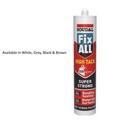 Soudal Fixall High Tack White Grey Black Brown Crystal Invisible Box Of 3