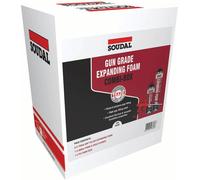 Soudal Gap Filler Expanding Foam - Gun Grade* Combi-Box Applicator Pack Champagne Pack 152990